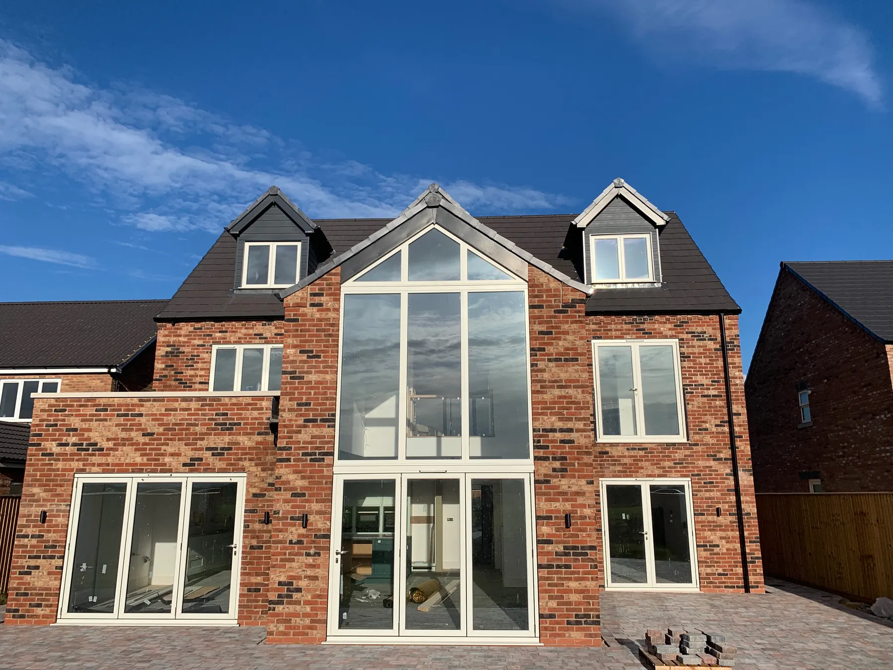 PM Windows installation: Feature glazing for a striking gable