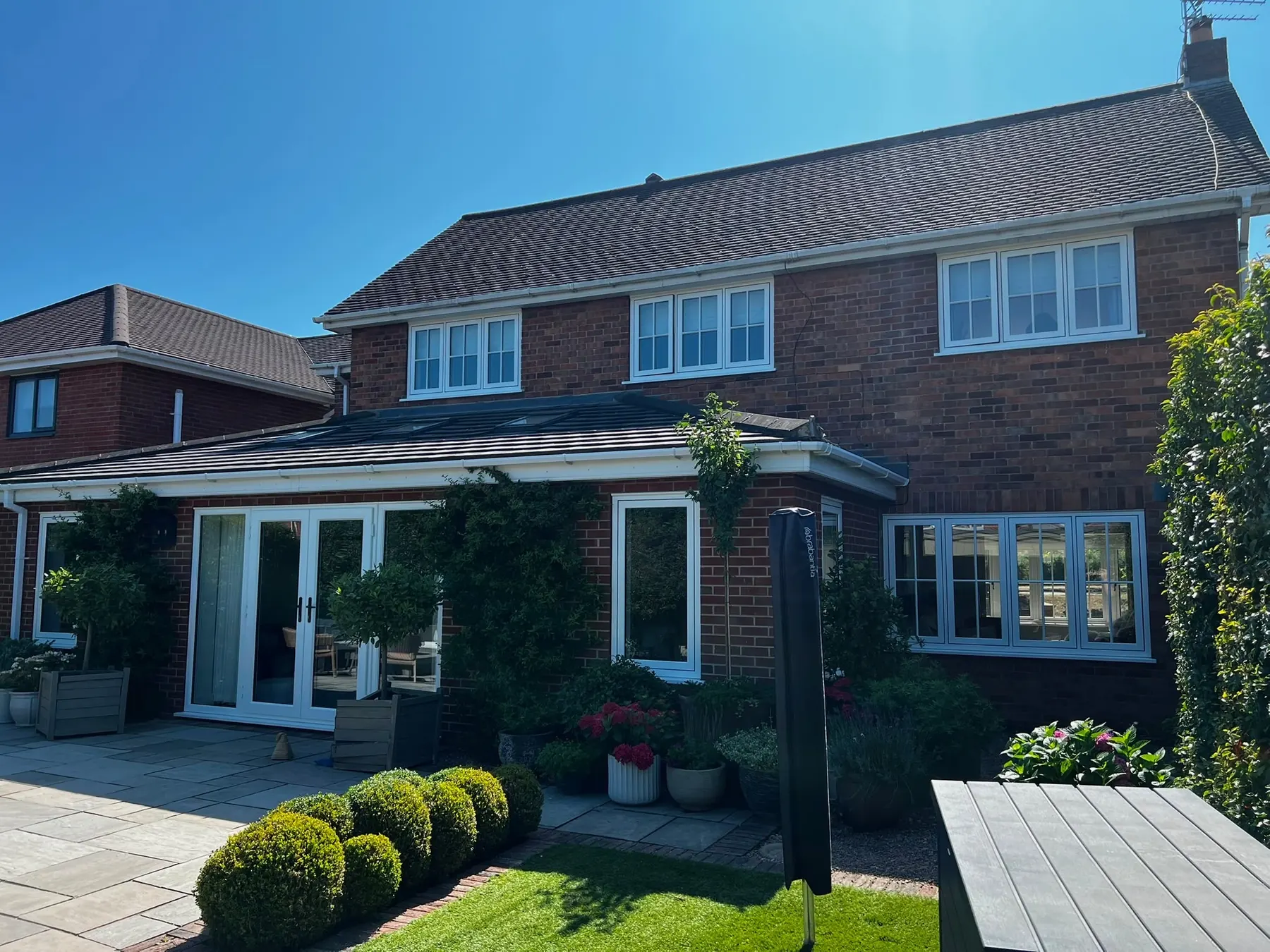 PM Windows installation: A coordinated rear elevation